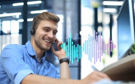 Smiling,Friendly,Handsome,Young,Male,Call,Centre,Operator. Smiling friendly handsome young male call centre operator.